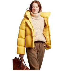 NWT  Black Banana Republic short puffer